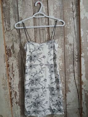 White Floral Summer Dress